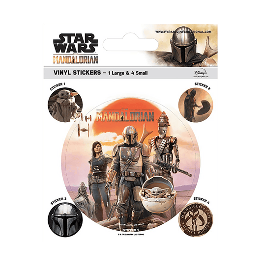 Star Wars The Mandalorian Legacy Sticker - www.entertainmentstore.in