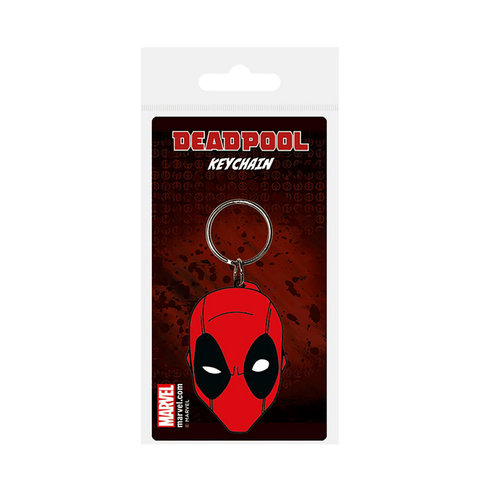 Deadpool Face Pvc Keychain - www.entertainmentstore.in