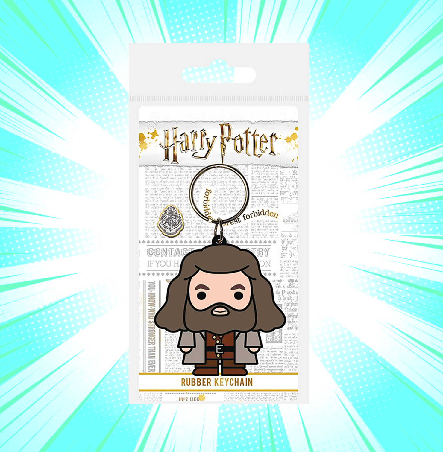 Harry Potter Hagrid Chibi Pvc Keychain - www.entertainmentstore.in