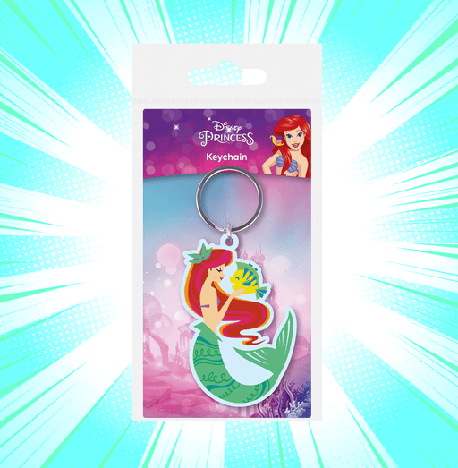 The Little Mermaid Ariel And Flounder Pvc Keychain - www.entertainmentstore.in