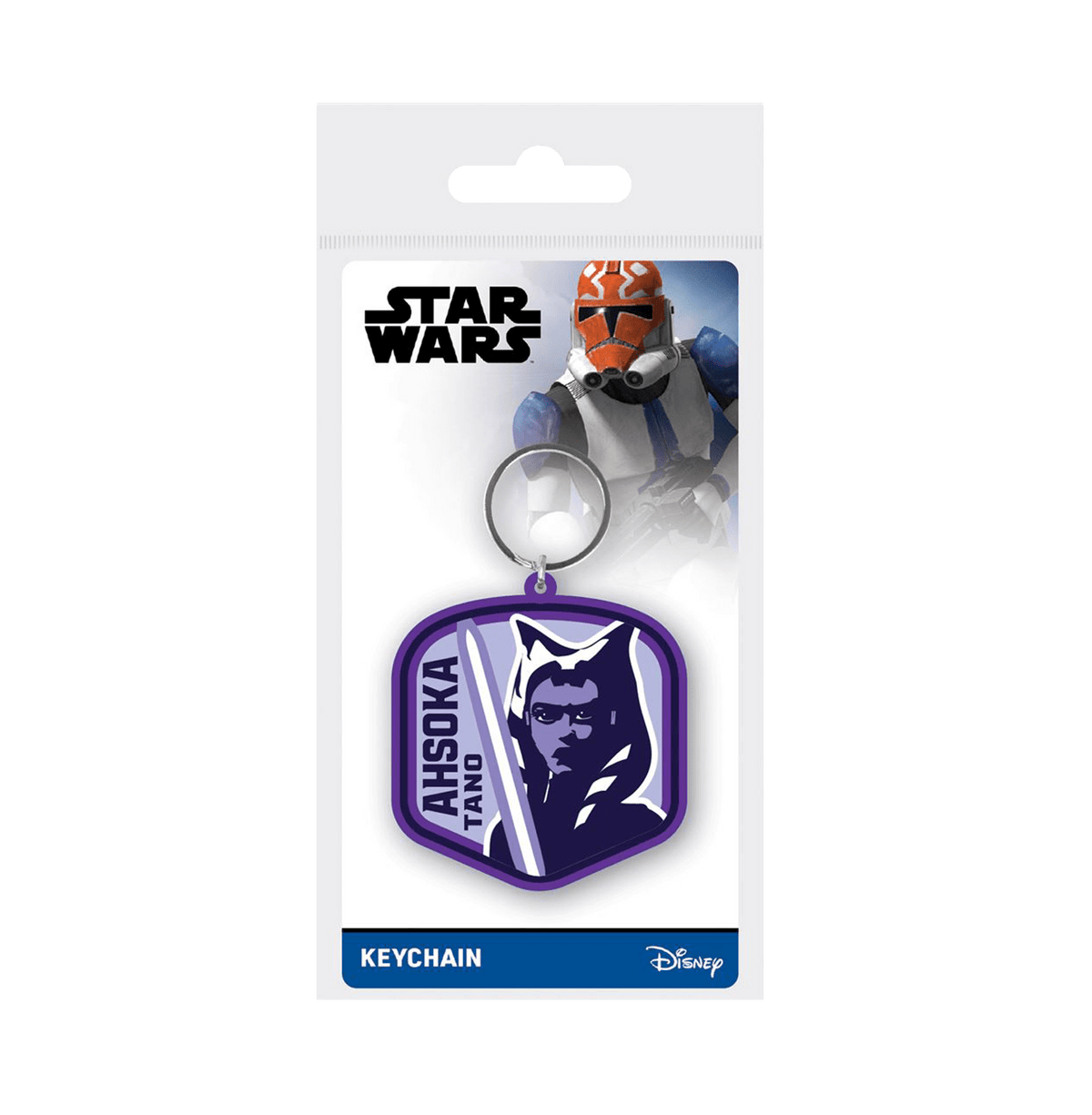 Star Wars Ahsoka Pvc Keychain — www.entertainmentstore.in