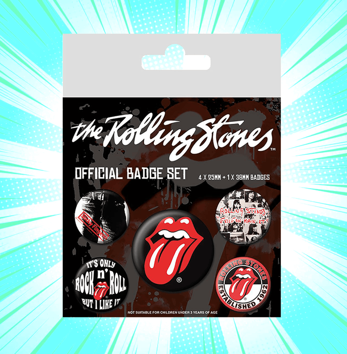 The Rolling Stones (Classic) Badge Pack - www.entertainmentstore.in