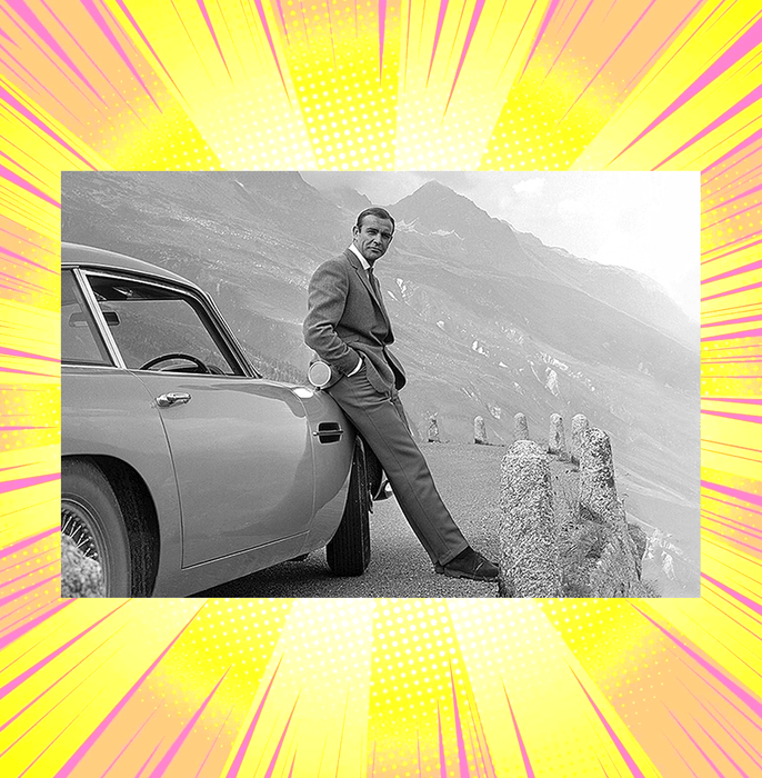 Dele James Bond Connery & Aston Martin Maxi Poster - www.entertainmentstore.in