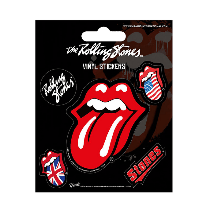 The Rolling Stones Lips Sticker - www.entertainmentstore.in
