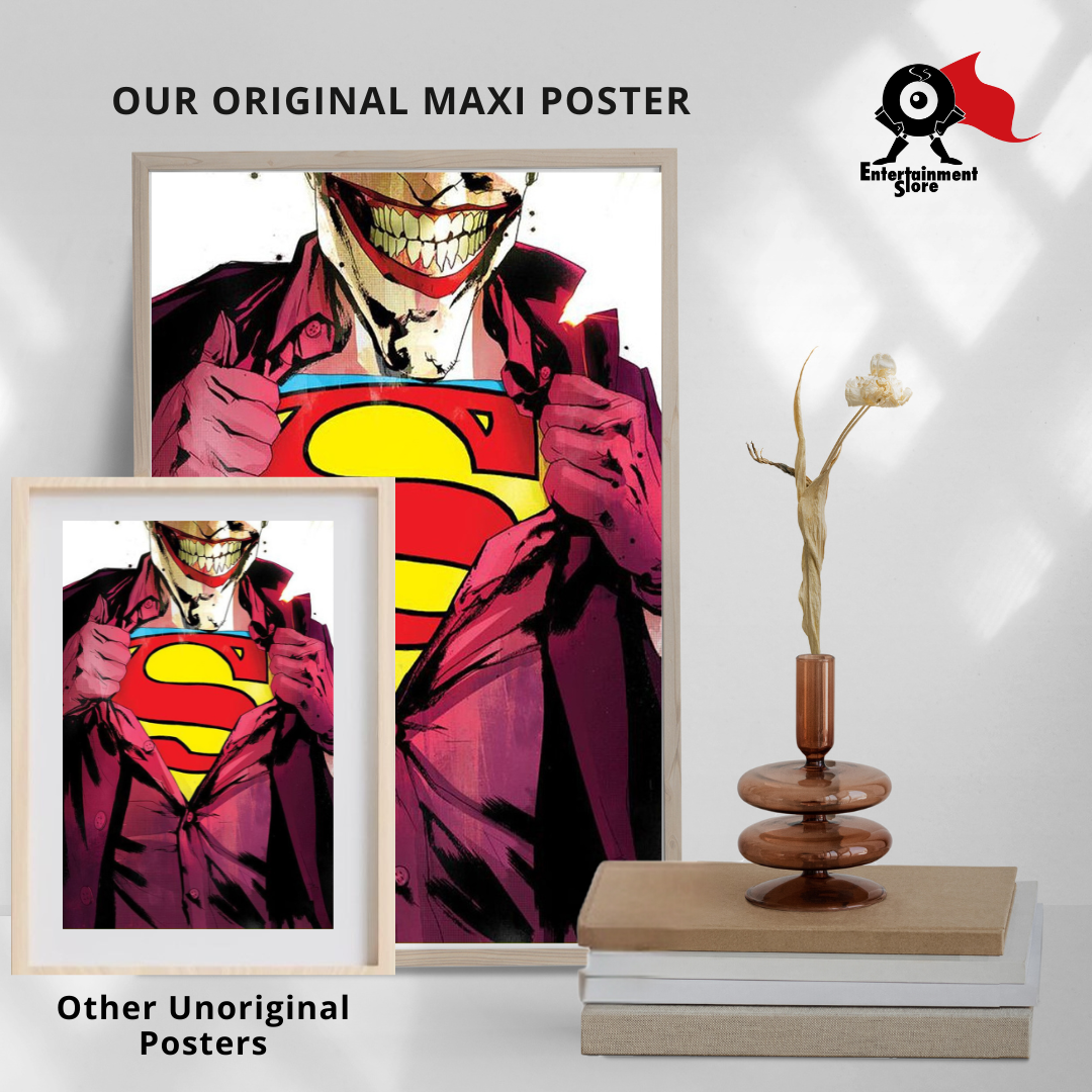 Joker Superman Logo Maxi Poster