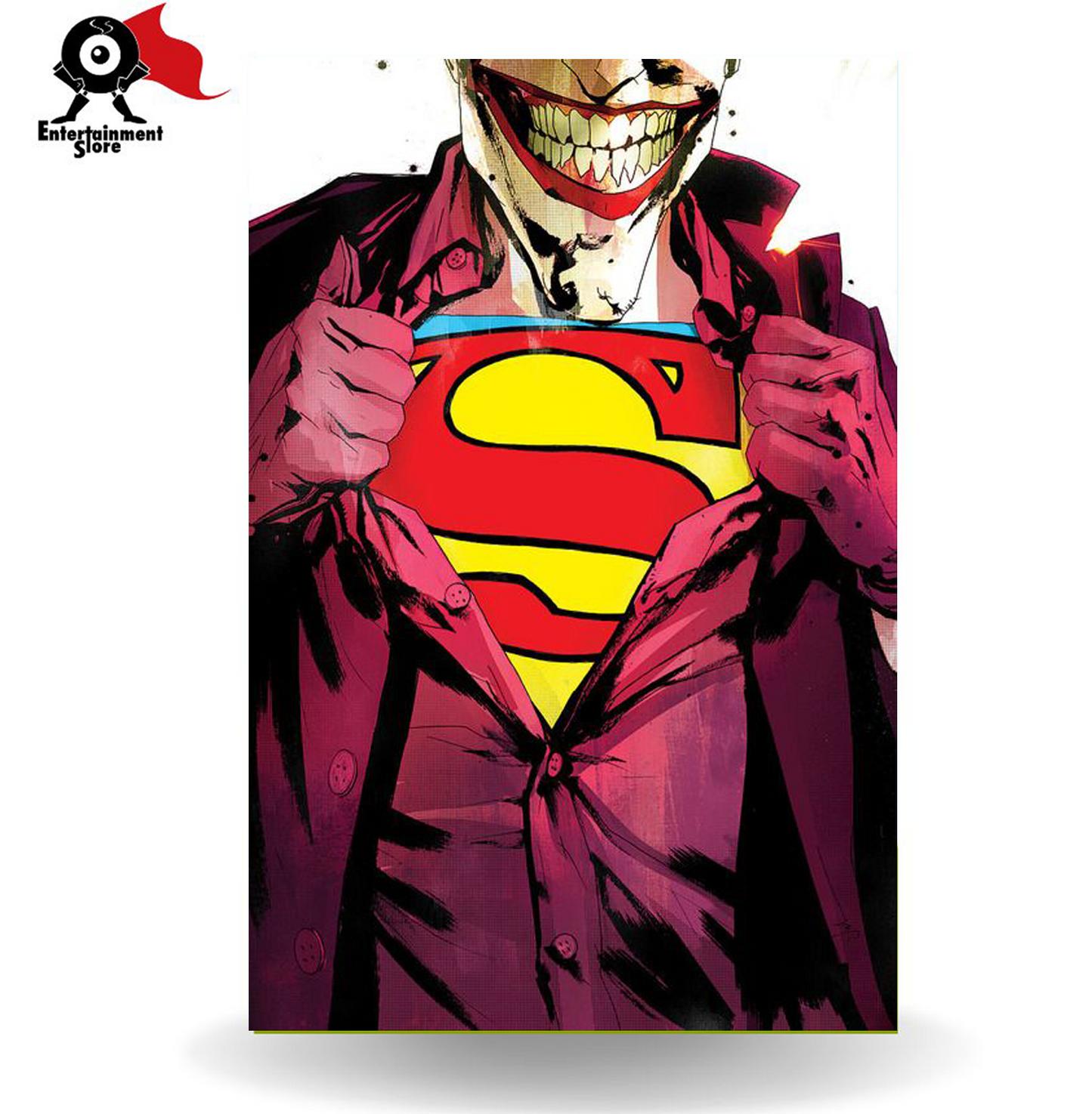 Joker Superman Logo Maxi Poster