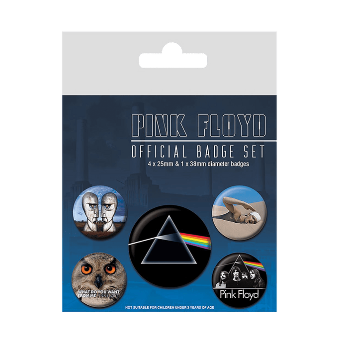 Pink Floyd Badge Pack - www.entertainmentstore.in