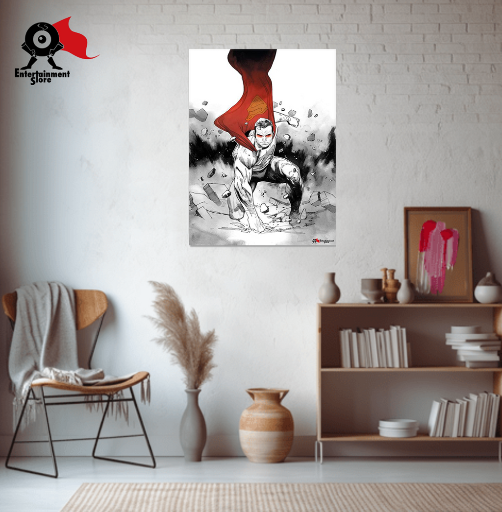 Superman Heat Vision Mini Poster
