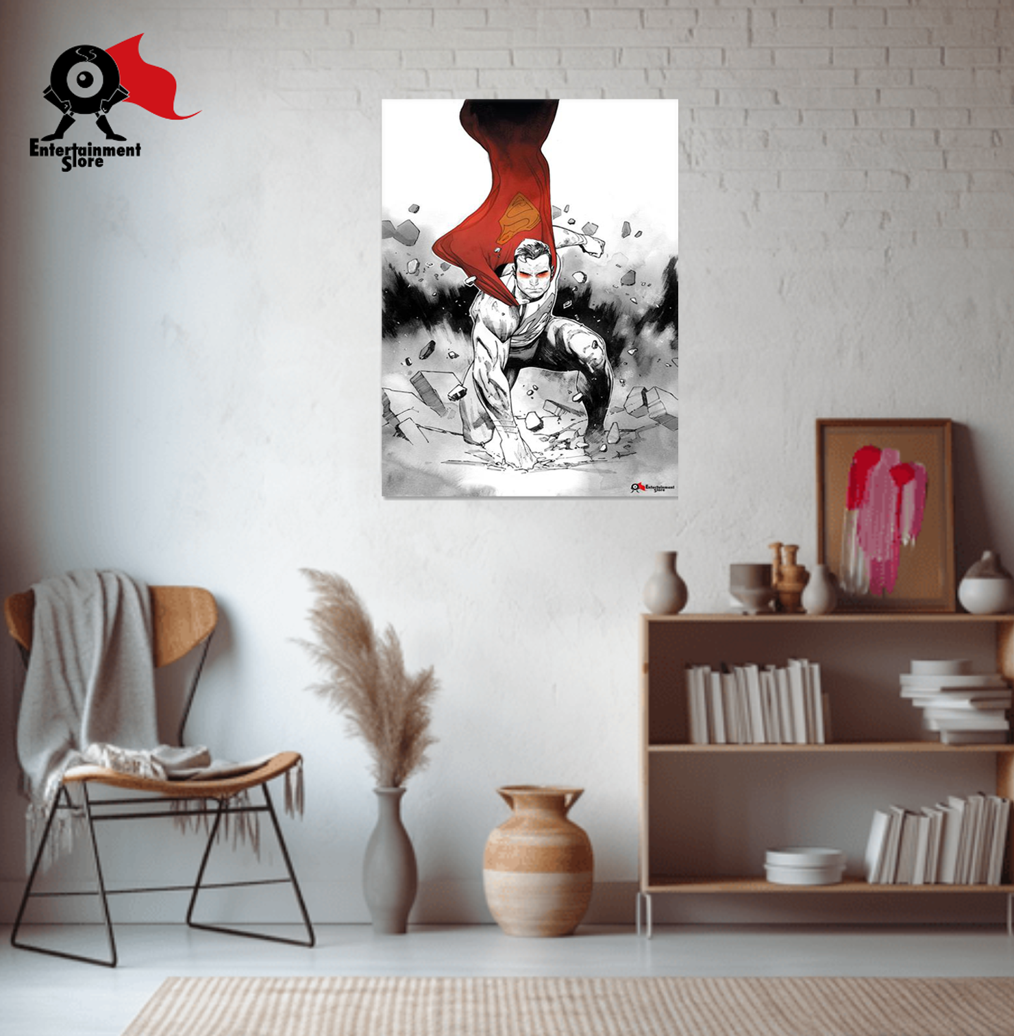 Superman Heat Vision Mini Poster