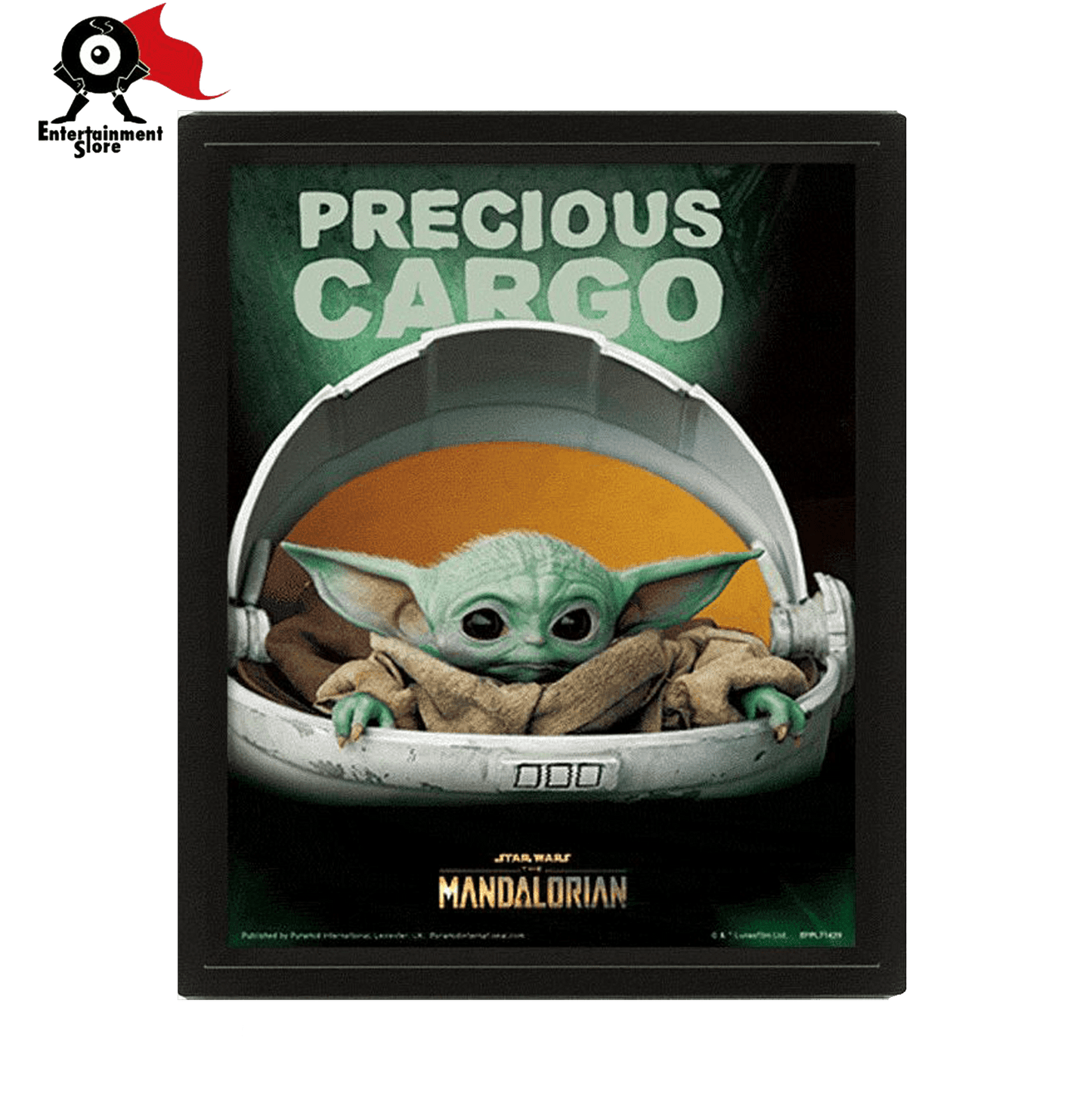 Star Wars The Mandalorian Precious Cargo Framed Poster