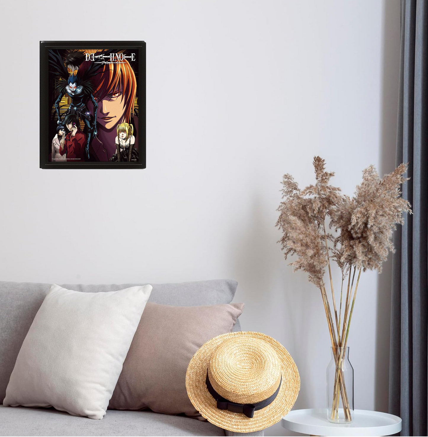 Death Note Connected By Fate 3D Lenticular Poster Framed Poster