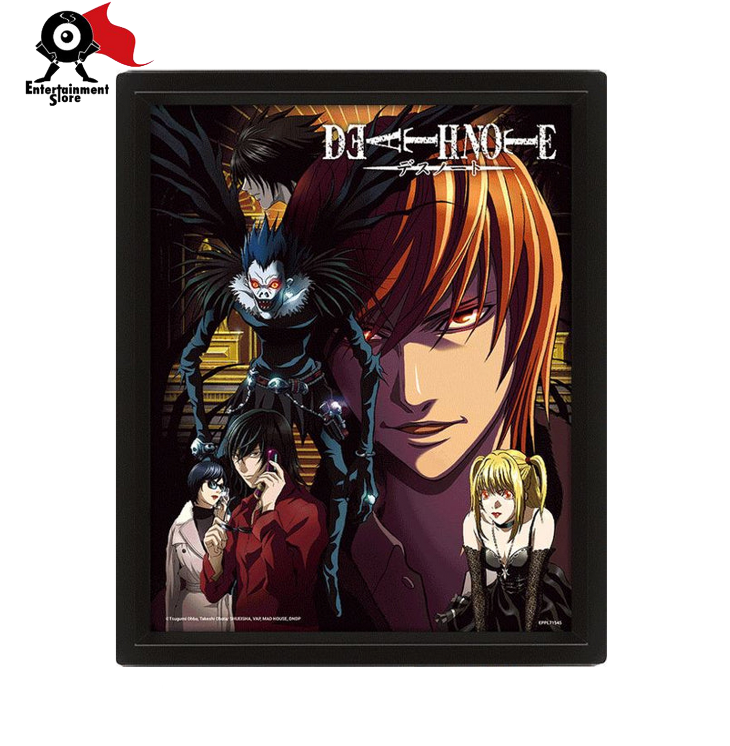 Death Note Connected By Fate 3D Lenticular Poster Framed Poster