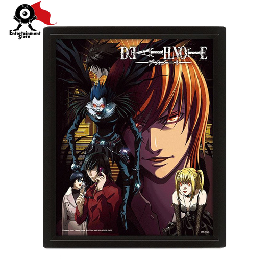 Death Note Connected By Fate 3D Lenticular Poster Framed Poster