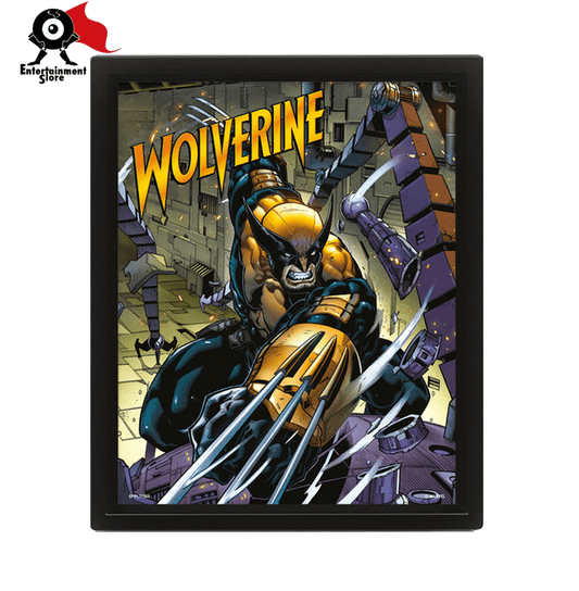 Wolverine (Berserker Rage) Lenticular 3D Framed Poster