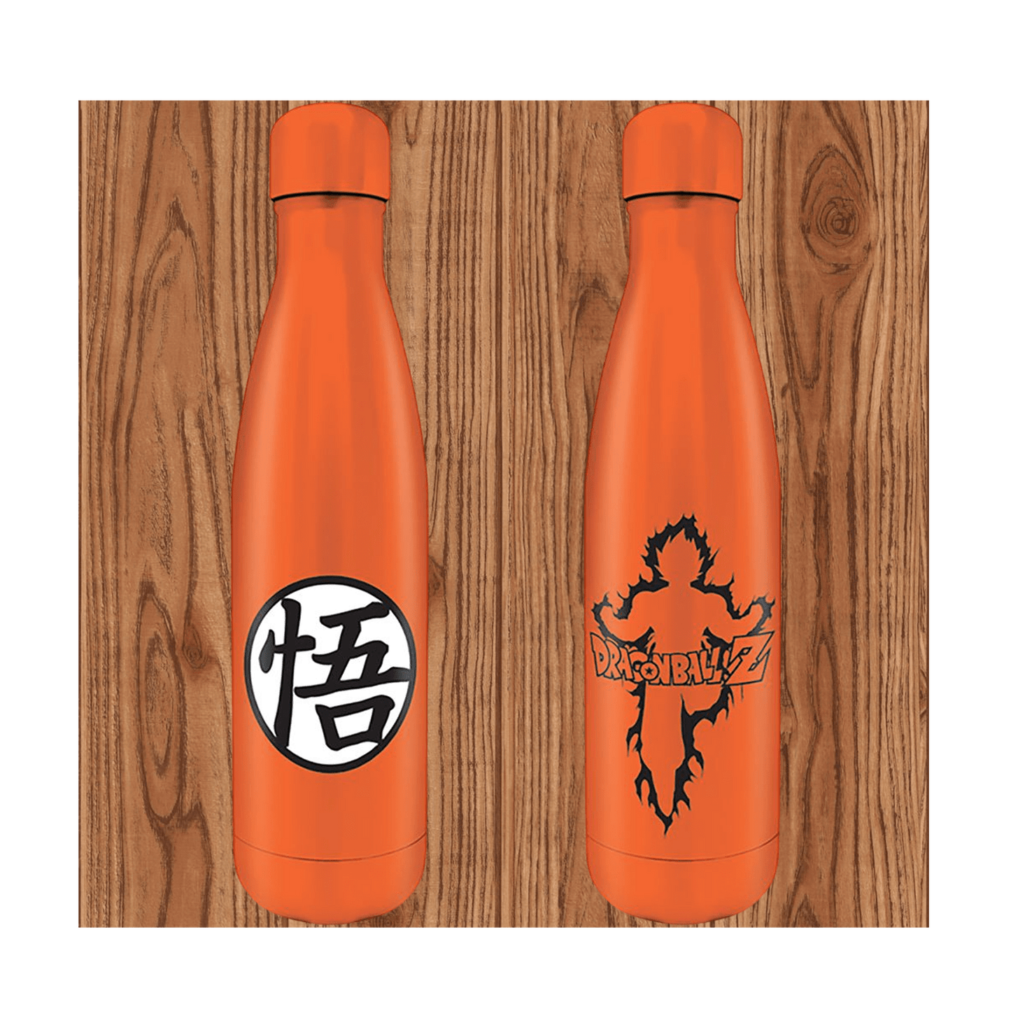 Dragon Ball Z Goku Kanji Drinks Metal Bottle