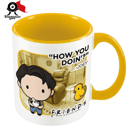 Friends (Joey Chibi) Yellow Inner Coffee Mug