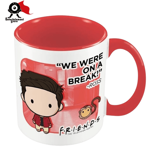 Friends (Ross Chibi) Red Inner Coffee Mug