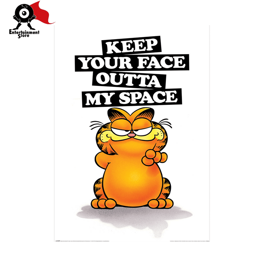 Garfiled Keep Your Face Maxi Poster