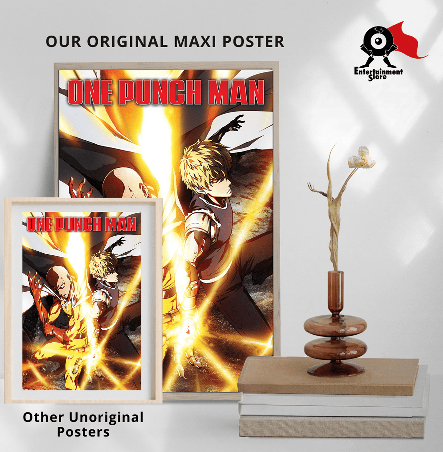 One Punch Man (Saitama And Genos Power Up) Maxi Poster