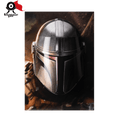 Star Wars Mandalorian 3D Poster Popheads