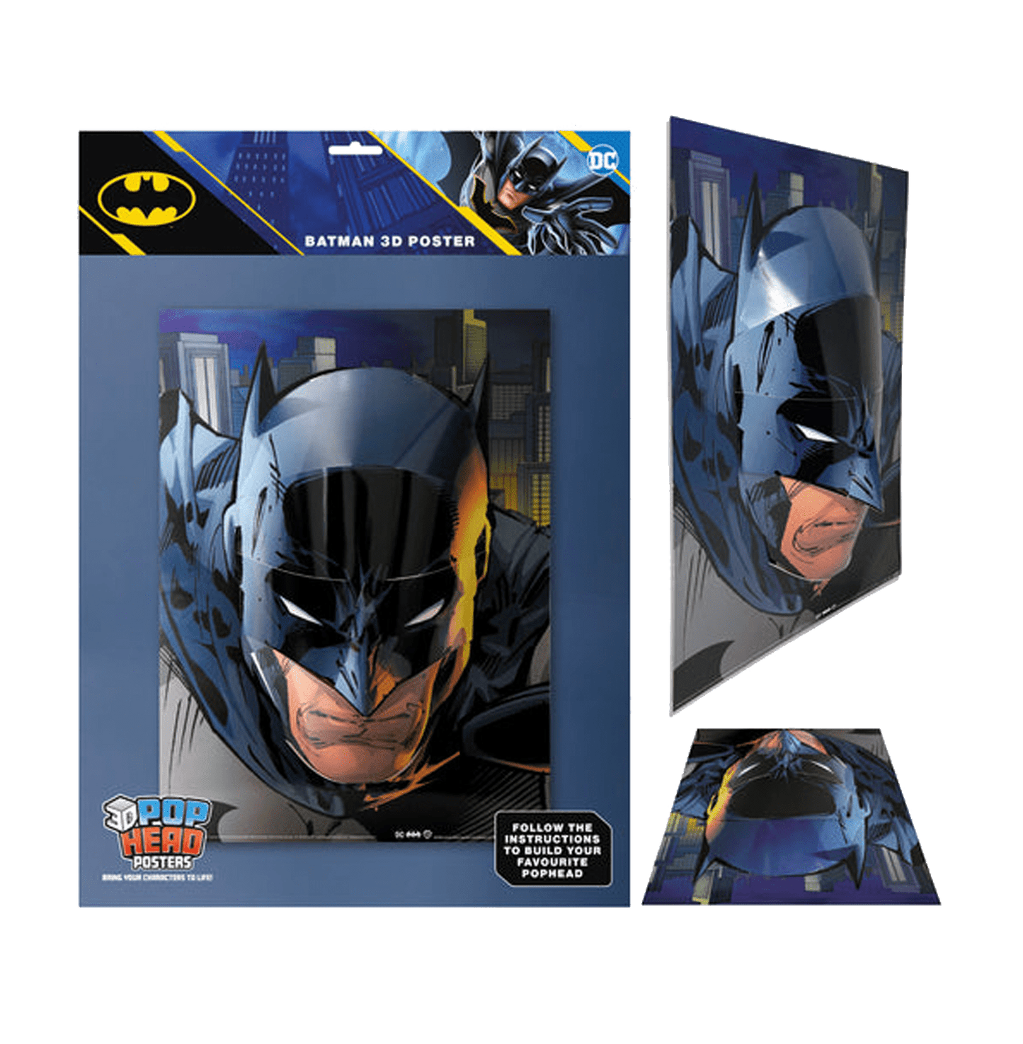 Batman The Cowl The Scowl 3D Poster Popheads