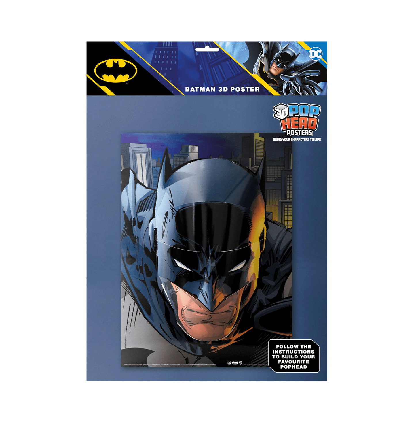 Batman The Cowl The Scowl 3D Poster Popheads