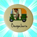 Bengaluru Auto Rides Badge With Magnet - www.entertainmentstore.in