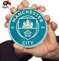 Manchester City Wooden Coaster