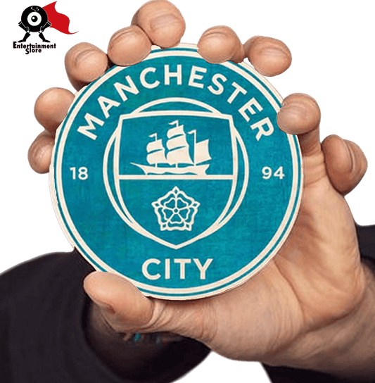 Manchester City Wooden Coaster