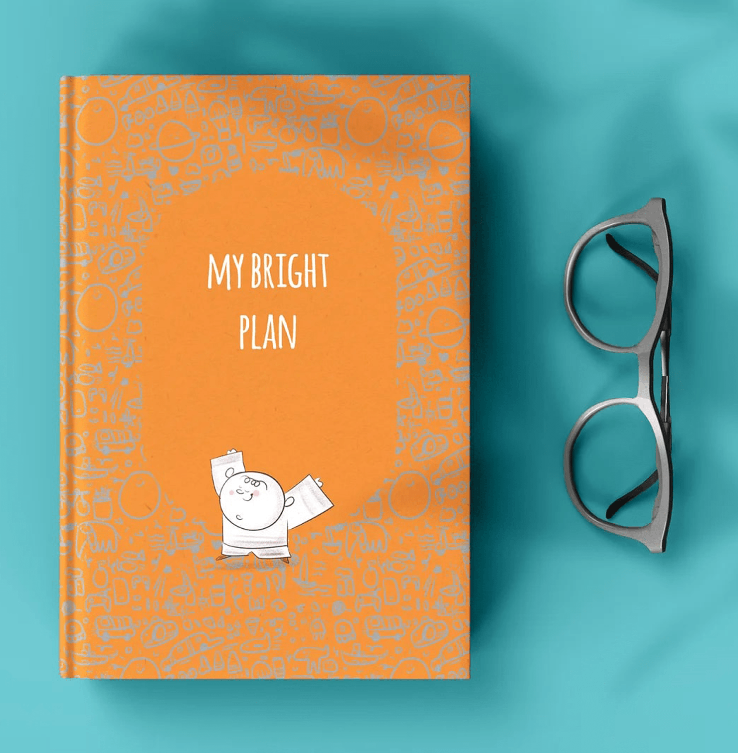 My Bright Plan Hard Case A5 Undated Daily Planner