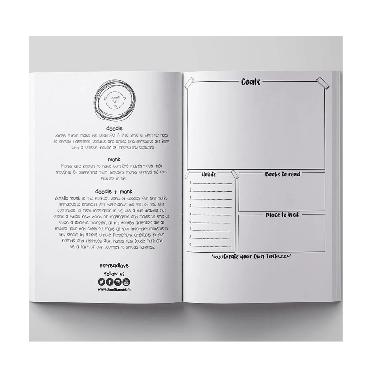 Self Balance Hard Case A5 Undated Daily Planner