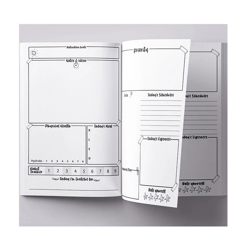 Self Balance Hard Case A5 Undated Daily Planner