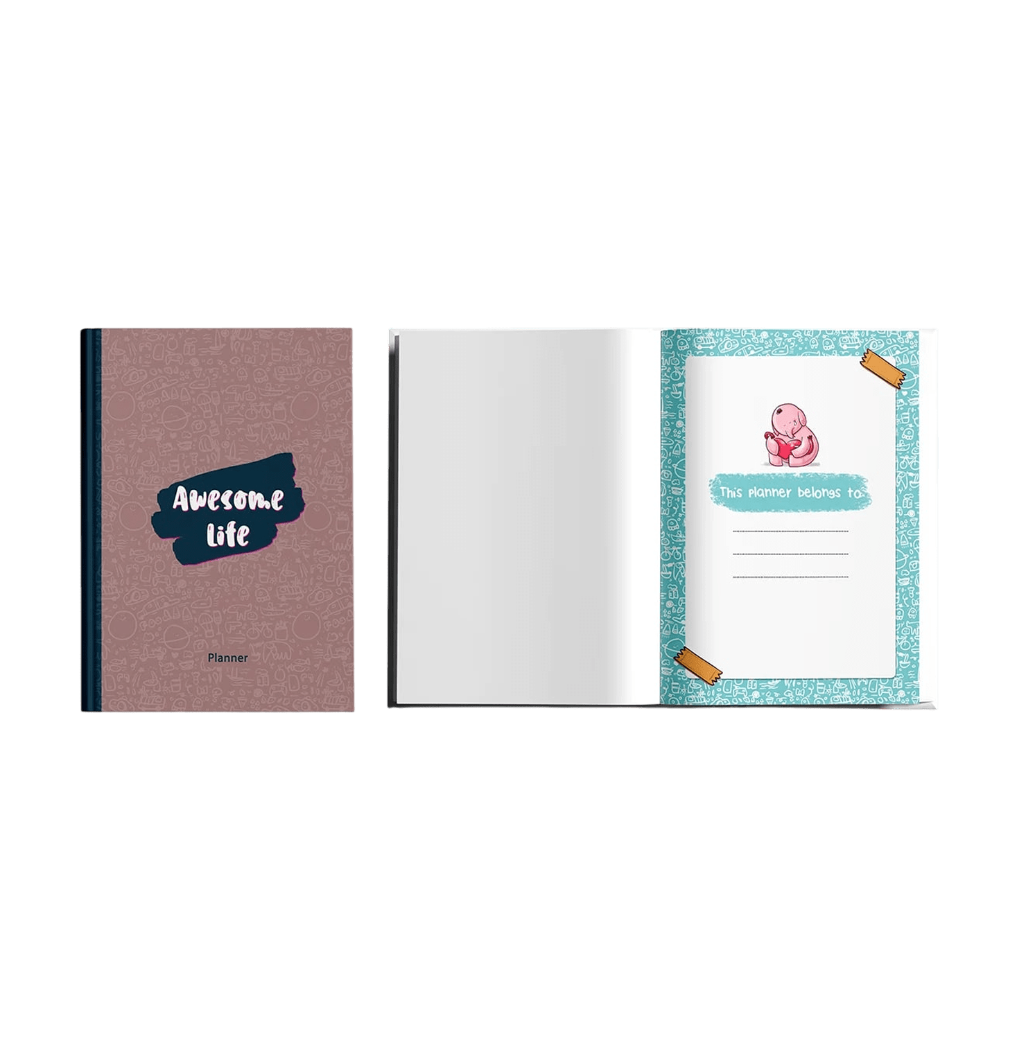 Awesome Life Undated A5 Planner