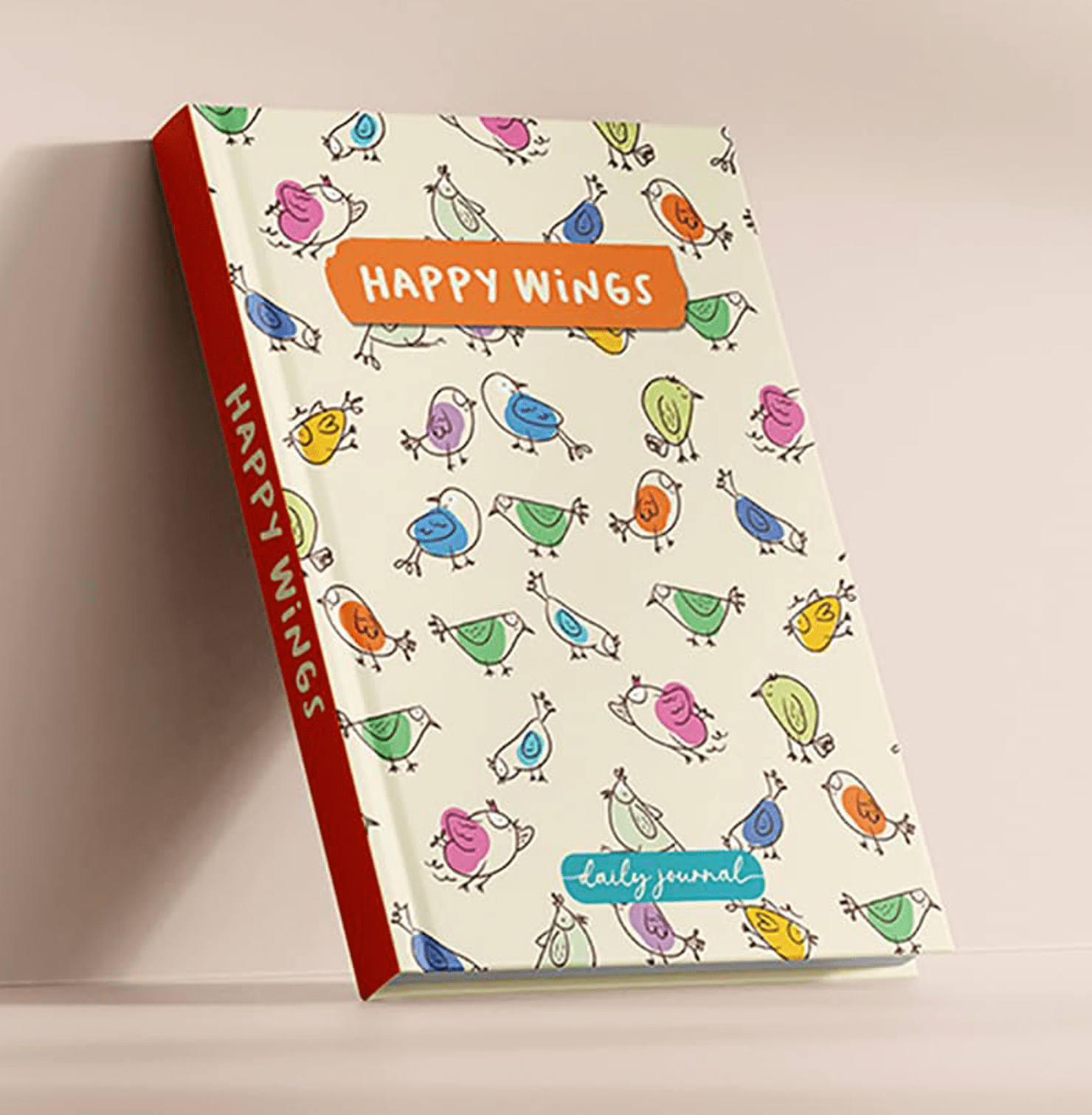 Happy Wings Dotted A5 Journal