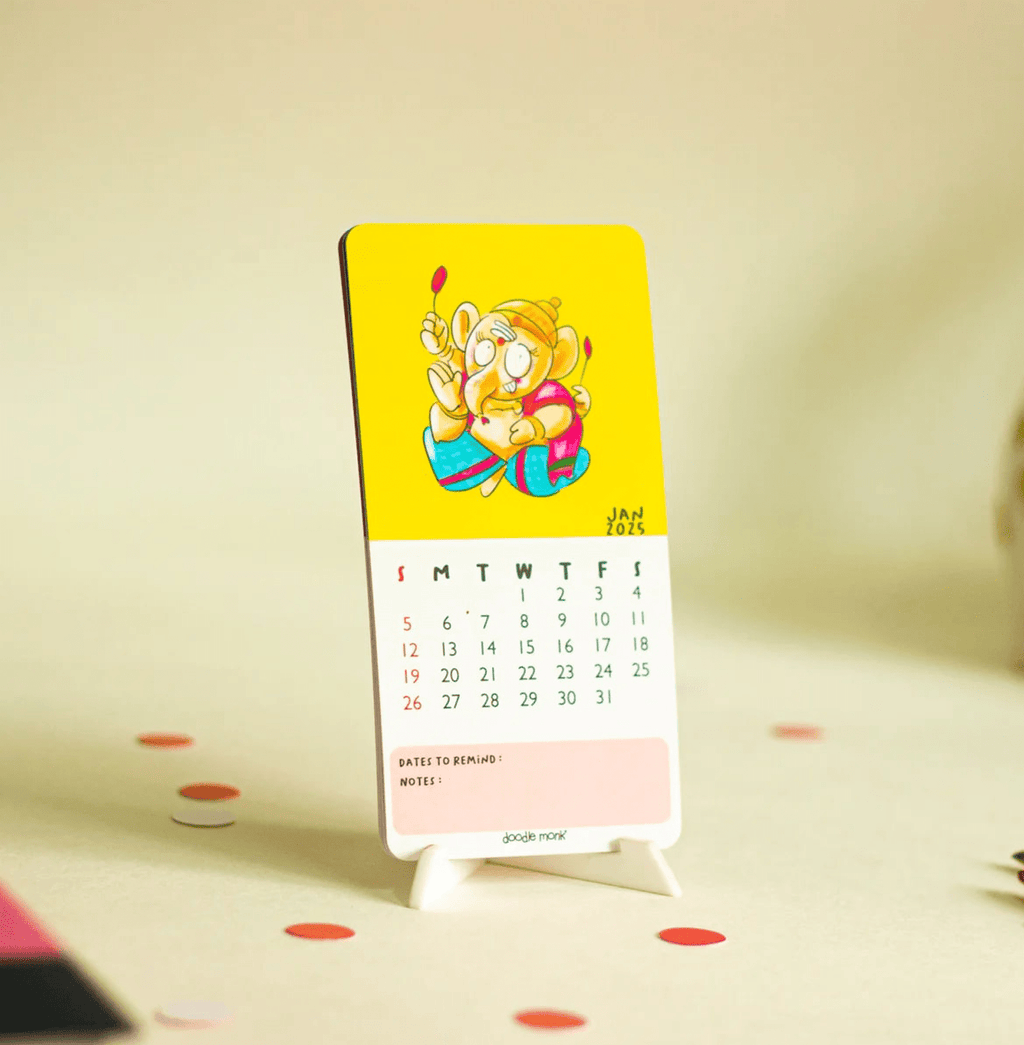 God Tabletop 2025 Calendar