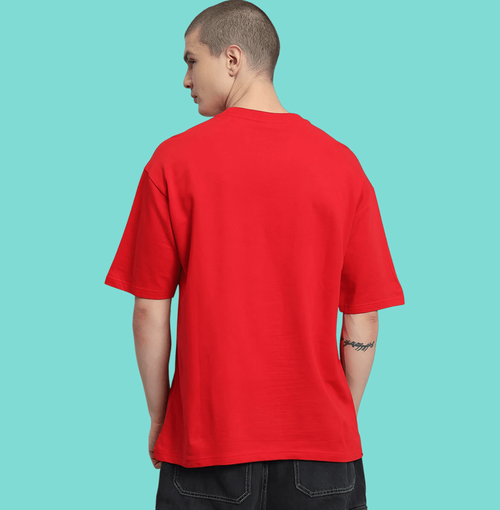 Attack On Titan 3498 Red Regular Fit Mens T Shirt