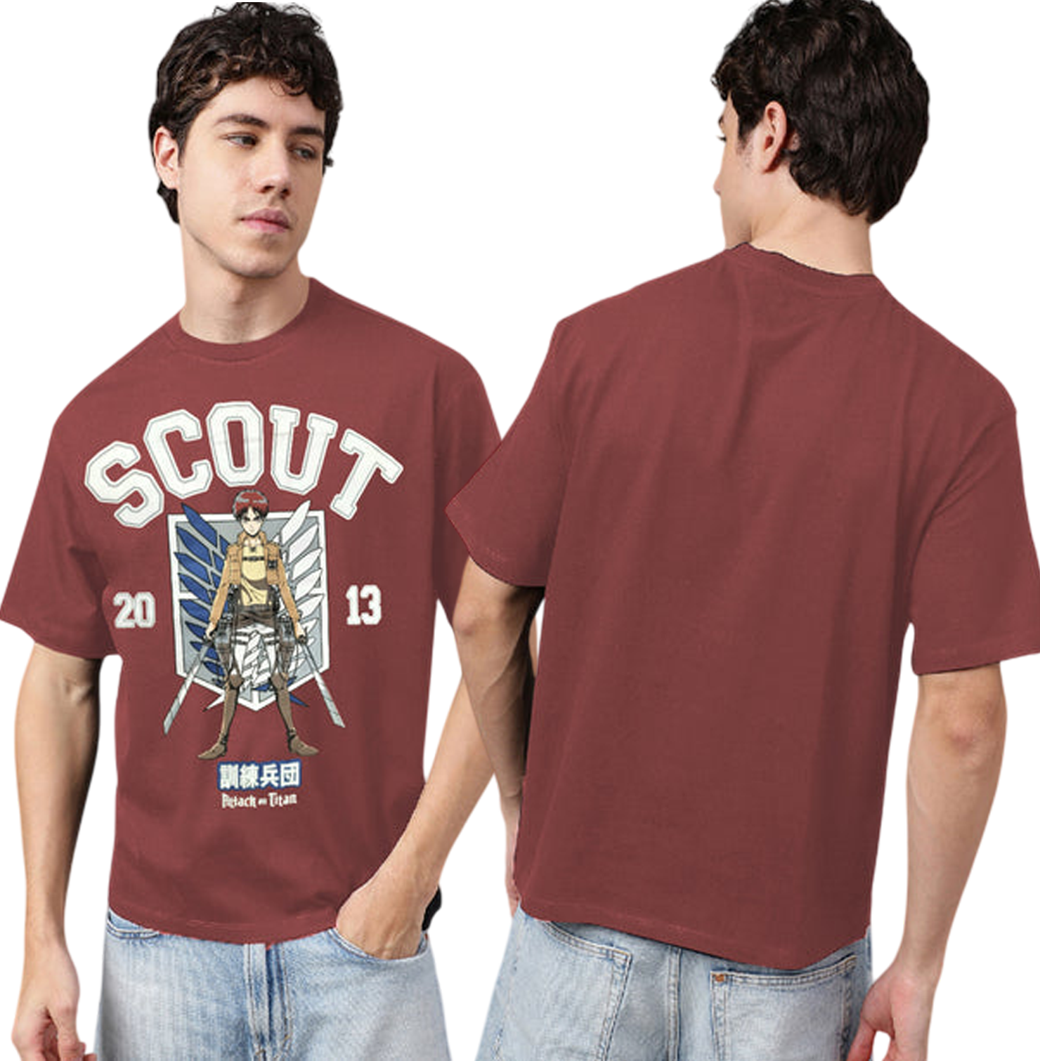 Attack On Titan 2036 Intense Rust Men T Shirt