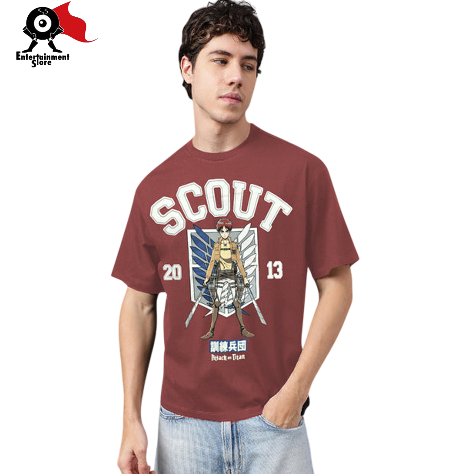 Attack On Titan 2036 Intense Rust Men T Shirt