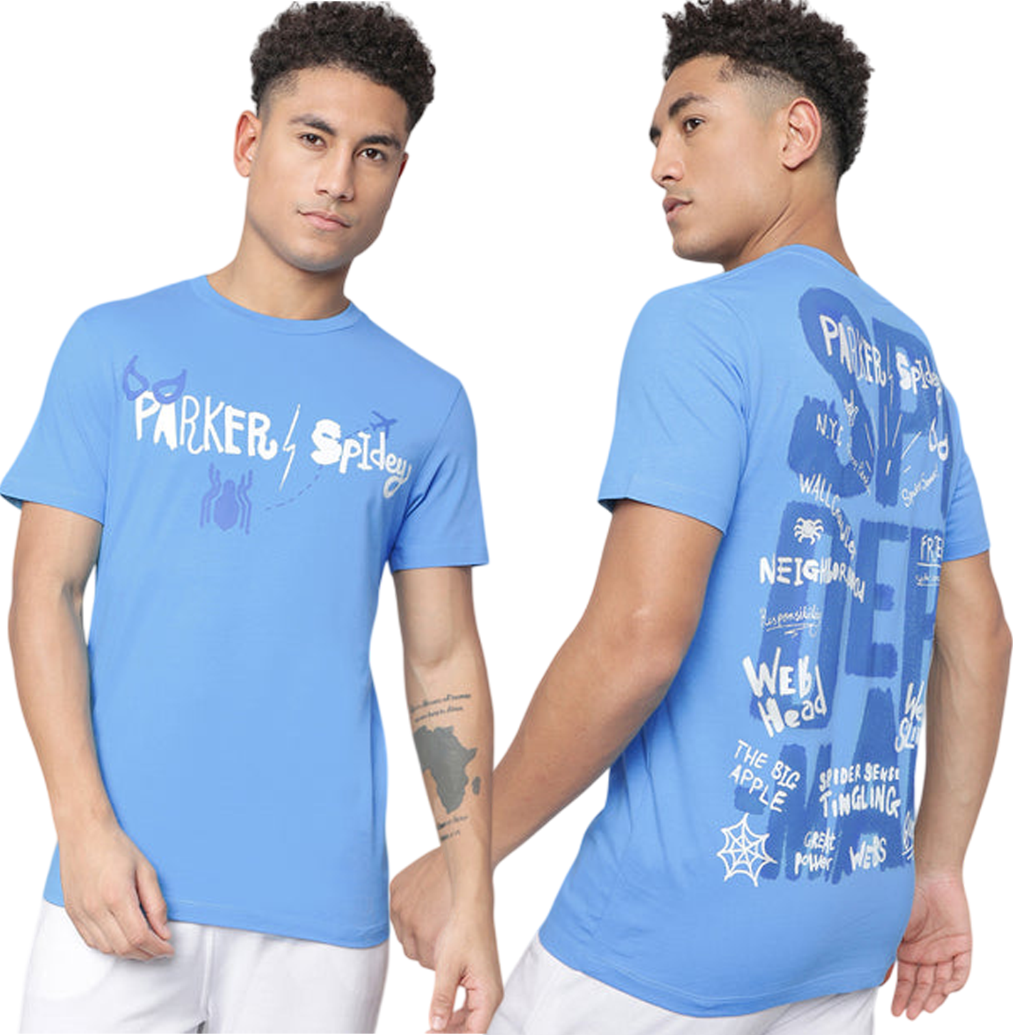 Spiderman 0283 Alaskan Blue Men T Shirt