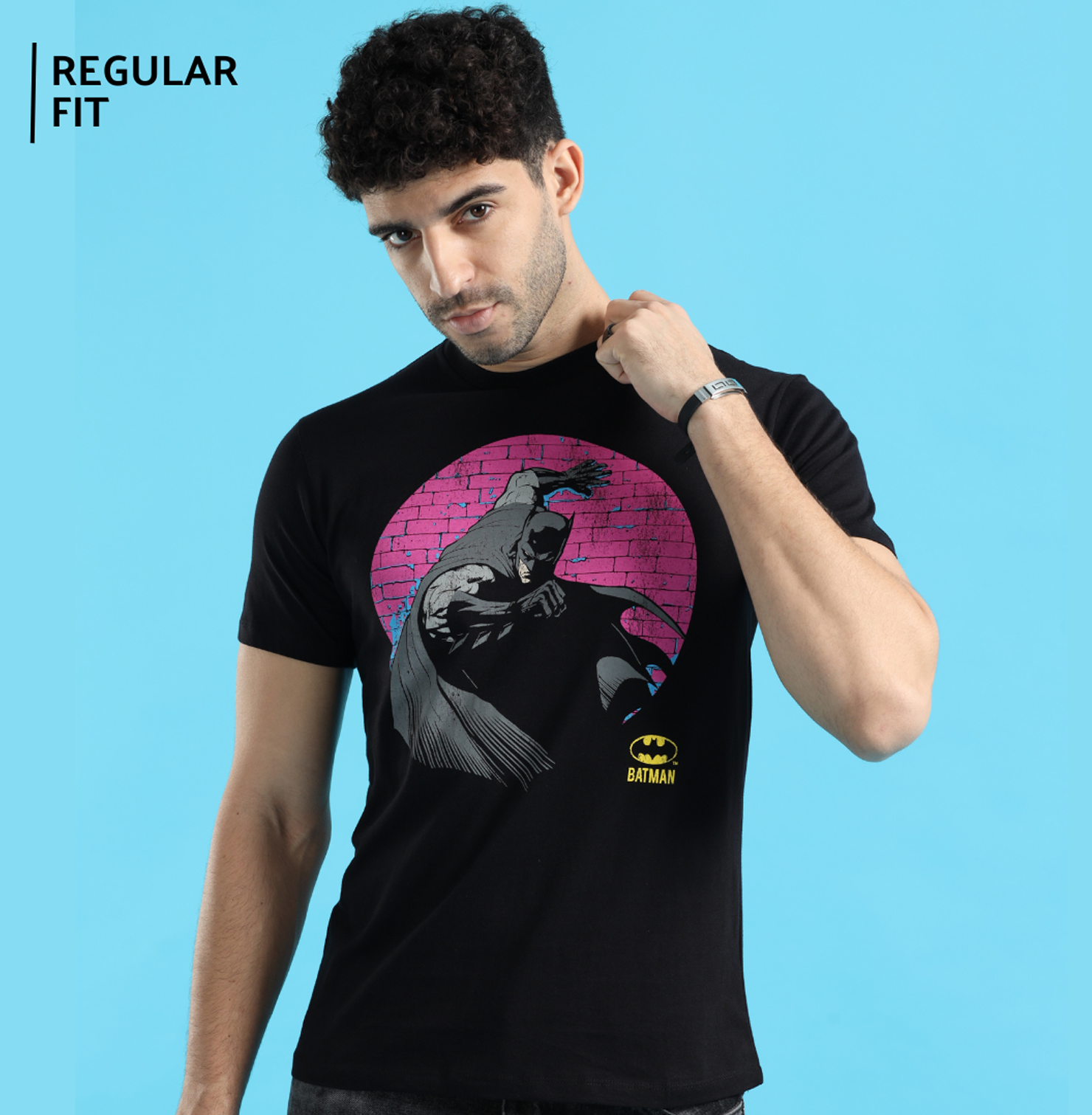 Batman 2694 Black Mens T Shirt - www.entertainmentstore.in