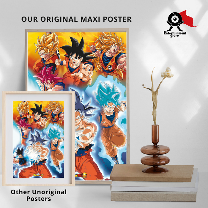 Dragon Ball Super Goku S Transformations Maxi Poster