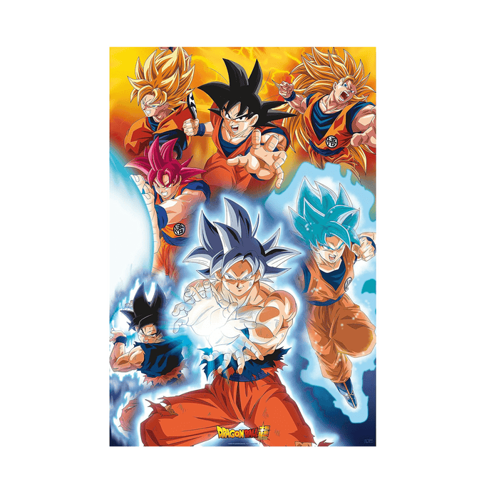 Dragon Ball Super Goku S Transformations Maxi Poster - www.entertainmentstore.in