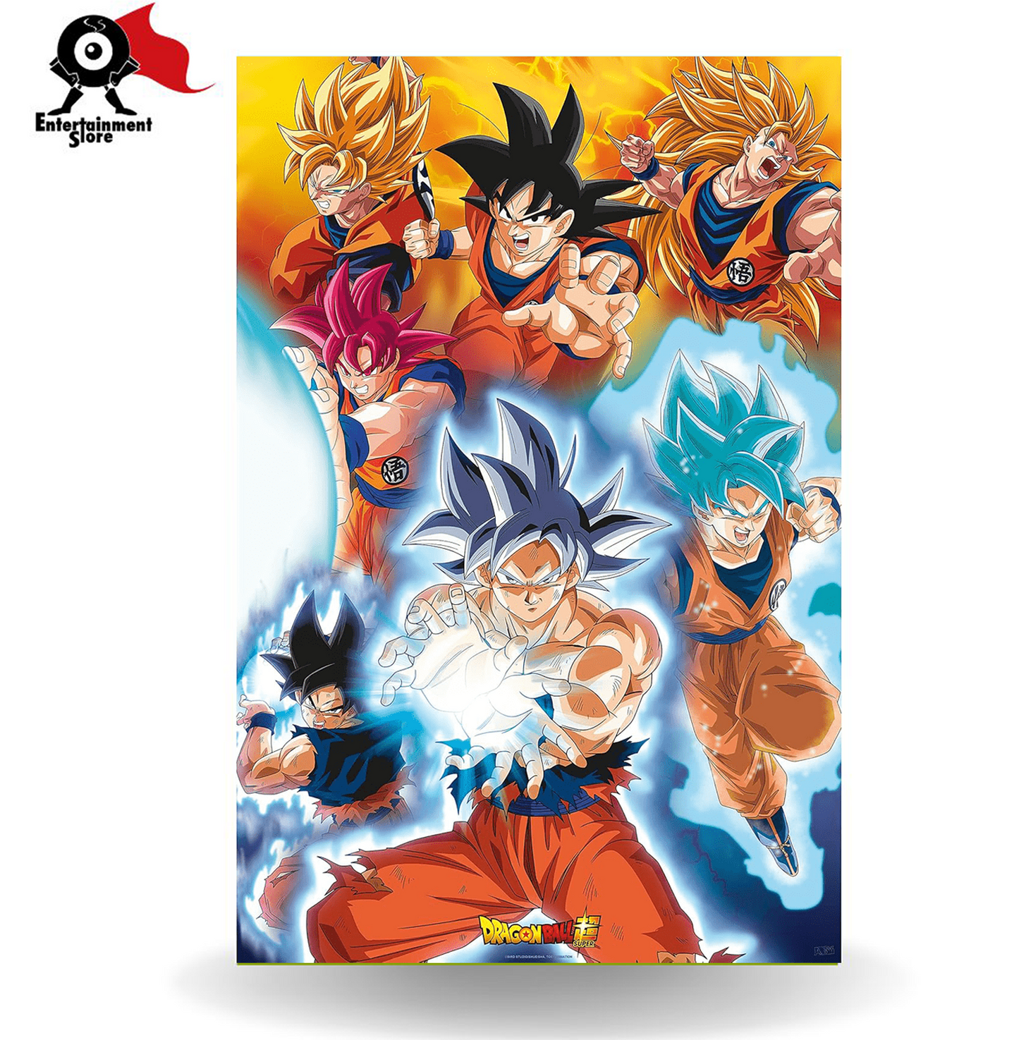 Dragon Ball Super Goku S Transformations Maxi Poster