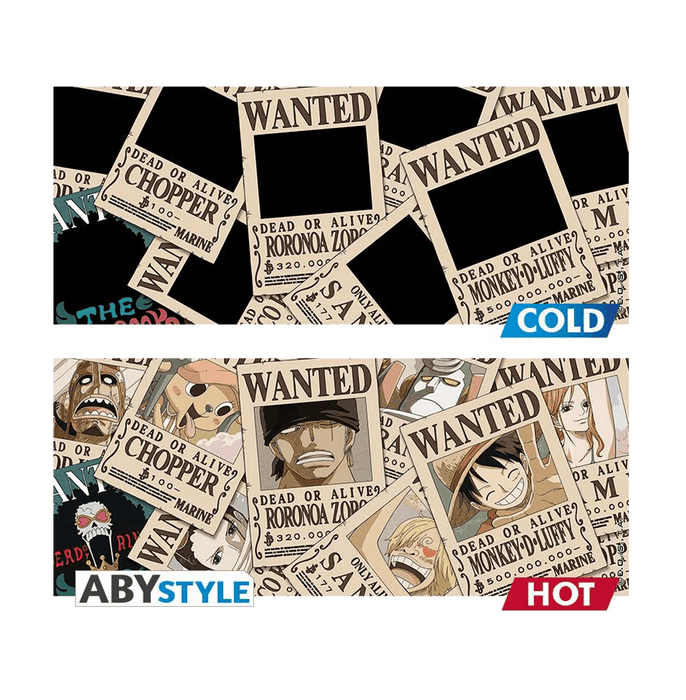One Piece Wanted Heat Change Mug - www.entertainmentstore.in