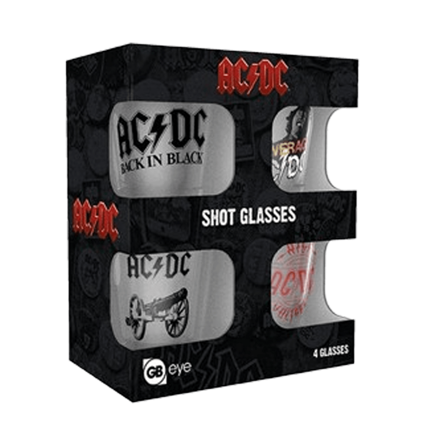 Ac Dc Set Of 4 Shooters - www.entertainmentstore.in