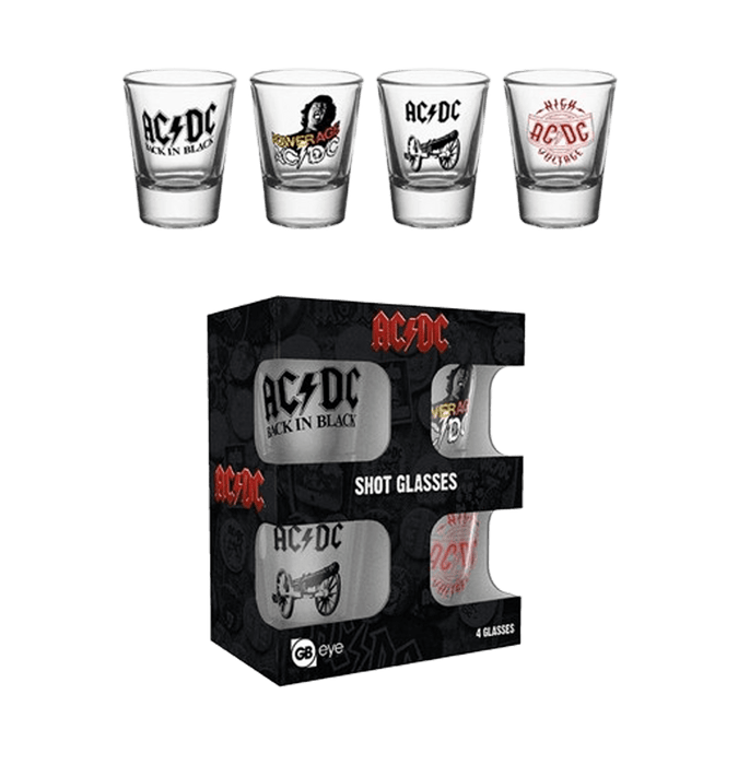 Ac Dc Set Of 4 Shooters - www.entertainmentstore.in