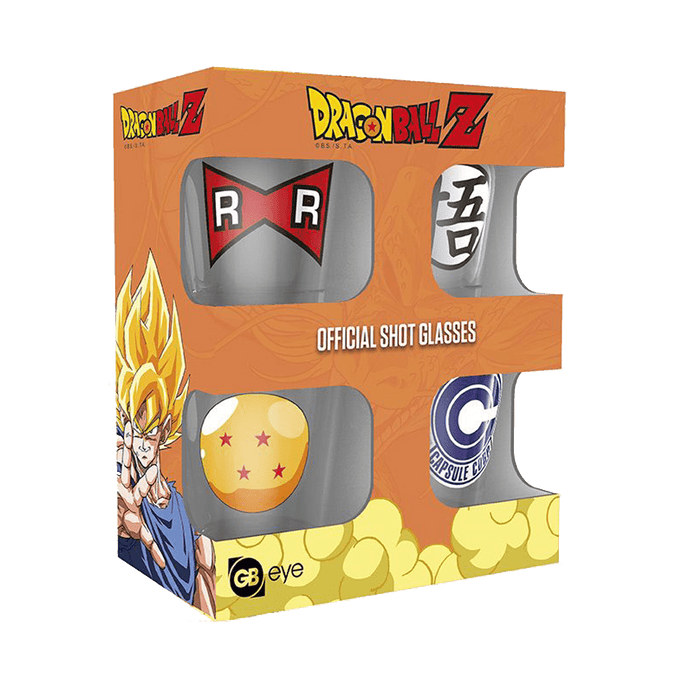 Dragon Ball Dbz Mix Set Of 4 Shooters - www.entertainmentstore.in