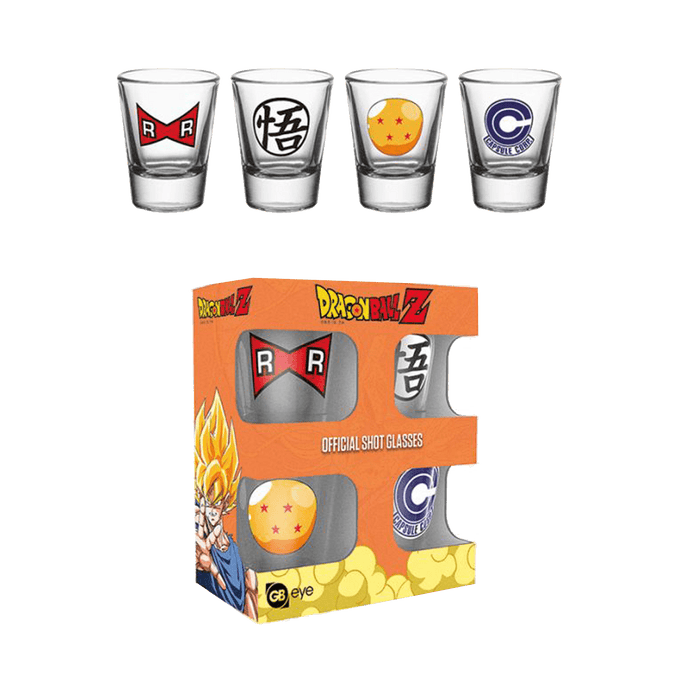 Dragon Ball Dbz Mix Set Of 4 Shooters - www.entertainmentstore.in