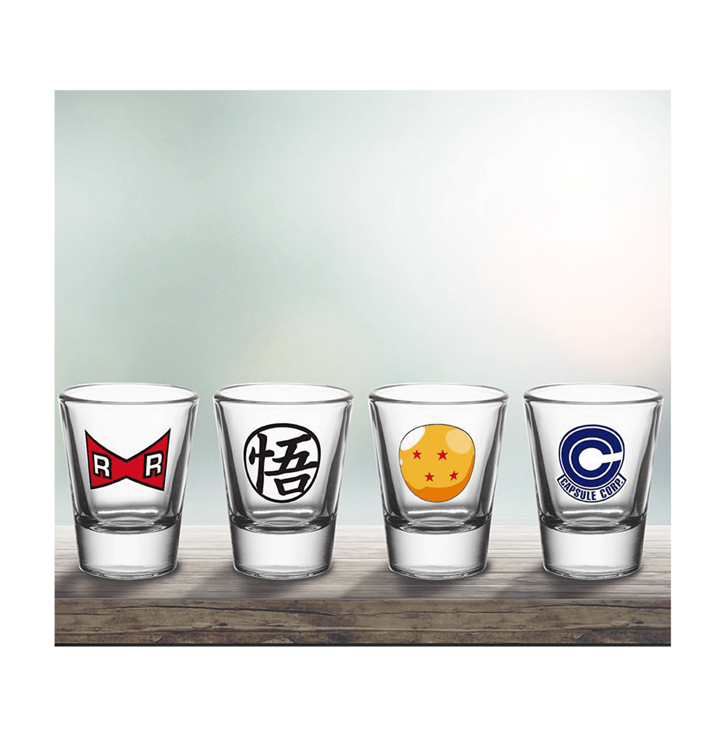 Dragon Ball Dbz Mix Set Of 4 Shooters - www.entertainmentstore.in