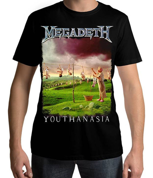 Megadeth Youthanasla Black T shirt
